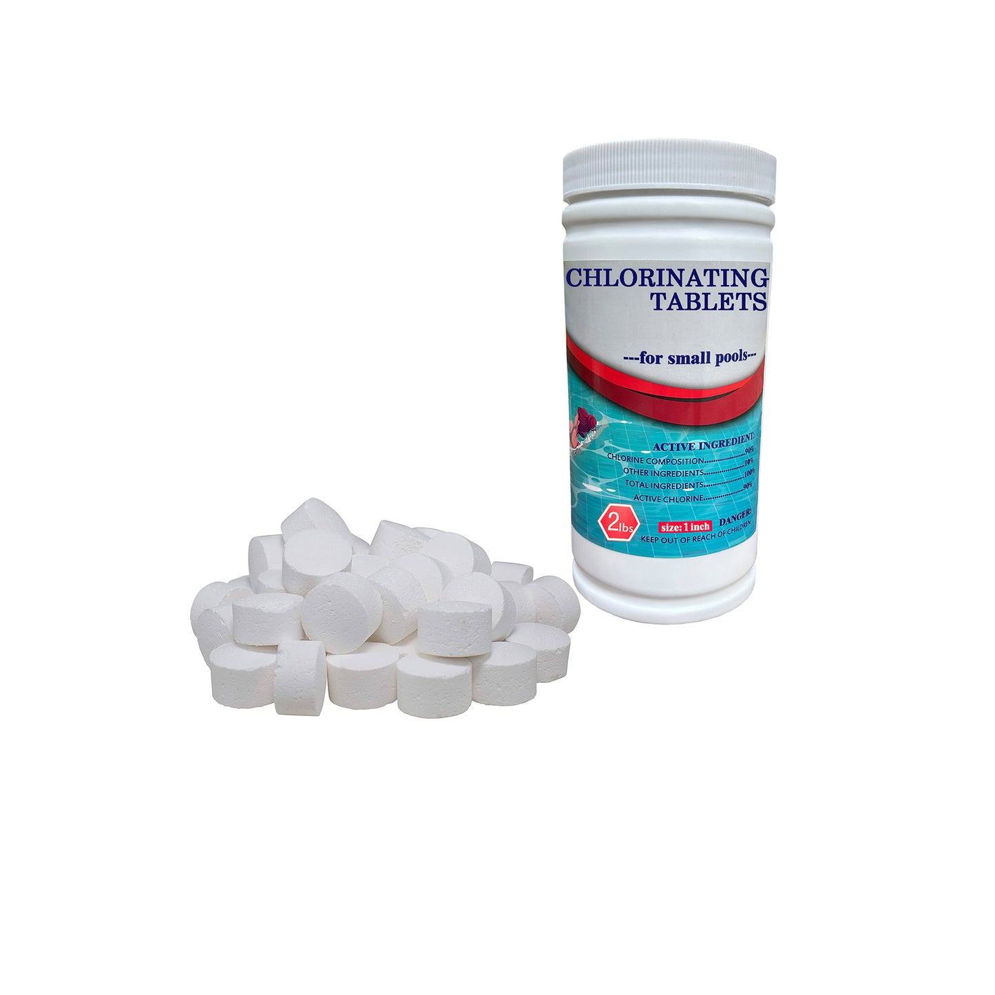 Chlorine 1 inch Tablets - 80 Llbs